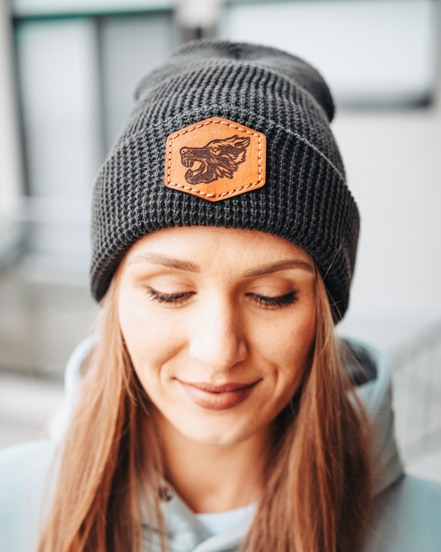 Waffle Patch Beanie - PREORDER ONLY