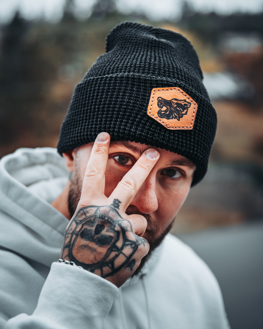 Waffle Patch Beanie - PREORDER ONLY